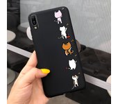For Huawei Y6 pro 2019 Case Cover For Huawei Y6Pro 2019 MRD-LX2 Phone Cases Soft Matte Liquid Silicone Capas Forest Style Fundas