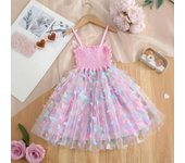 Summer Dresses 2 to 6 Years, Fairy Princess Party Wedding Dress, Casual Clothes Girls, Butterfly Dress for Girls