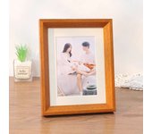 Solid frame, print 7-inch table, wash photos, make photo album frame decoration, 6-inch solid wood wall hanging