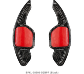 Fibra de carbono forjada Interior automotriz Volante de cambio Placa de paletas de cambio para Audi A4L S4 A6 A5 A8 Q5 Q7 RS6