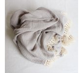 Cotton Muslin Swaddle Blankets for Newborn Baby Tassel Receiving Blanket New Born Swaddle Wrap Infant Sleeping Quilt Bed Cover
