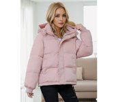 Essentials Chaqueta Acolchada de Cintura Corta Mujer,Chaqueta de algodón de alta gama, holgada y engrosada estilo corto, abrigo