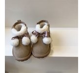 Linda Bola de Pelo Compañero de Clase de Invierno Botas de Nieve para Niños