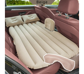 Colchón de aire engrosado para asiento trasero de coche, cama-lujoso diseño inflable para máxima comodidad, portátil y ligero