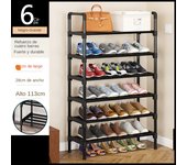 Zapatero de tubo de acero portante, adecuado para armarios, entradas, garajes y pasillos organizadores de zapatos, 60 -80 cm o