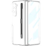 Clear Hard For Samsung Galaxy Z Fold 5 Case Pen Slot Glass Protection Film Screen Cover