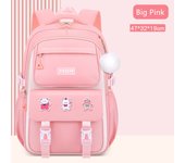 kids school bags for girls cute pink bookbag elementary school backpack children gift large capacity backpack with many pockets