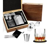 día del padre,Juego de vino de piedra de vino helado Caja de regalo de copa de vino de copa de whisky