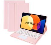 For Xiaomi Pad 5 Pro 12 4 Case Touchpad Keyboard Wireless Bluetooth-compatible Spanish Teclado for Mi Pad 5 Pro 12.4 inch Cover