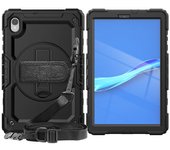 For Lenovo Tab M10 HD 2nd Gen 10.1 inch 2020 with Screen Protector & Shoulder Strap Hand Strap Stand Case