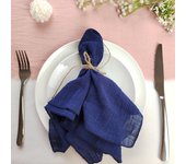 Set of 6  Terracotta Sewing Cloth Napkins Cotton Factory Wholesale Fabric Serviette Gauze Table Towels Wedding Decoration Easter