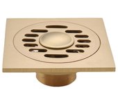 Convenient Brass Floor Drains Removable Rust-proof Bathroom Drainage Waterproof Tiled Insert Floor Hair Catcher Home