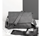 2025 New  Cro  Casual  Black Men's Handbag Busine Shoulder Strap Bag
