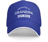 Promoted To Grandpa Est. 2024 II Baseball Cap New In Hat Man Men Brand Women's