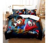 Game Super Mario King Size Bedding Sets Anime Cosplay Cute Bed Quilt Covers Pillowcases Bedroom Duvet Cover Sets