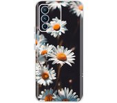 Silicone Case For Vivo V23 5G Phone Case Clear Soft TPU Cute Cat Flowers Capa Shell On Vivo V 23 V23 Pro V2130 Silicone Cases