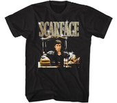 Scarface Movie T Shirt Tony Montana The World is Yours Adult Short Sleeve T Shirt 80s Movies Graphic Tees