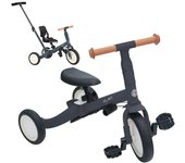 Triciclo Evolutivo de Bebé 5 en 1- Bicicleta Niños Desde 1 Año hasta 5 años - De Triciclo a Bicicleta con o sin Pedales – Adaptable y transformable (Gyro)
