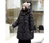 90% Duck Down Jackets Long Hooded Puffer Coats Oversized  Keep Warm Outwear Autumn Winter 52 50 48 46 44 42 40 38 36