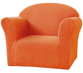 Funda de sofá de tamaño Mini, funda de sofá suave de 1 asiento, funda de sofá elástica de Color sólido, funda de sofá de tamaño Mini para silla de niños