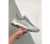 Bullet reflectante plata completa palma cojín de aire zapatos para correr agua bendita cara sonriente de los hombres y las mujeres casual zapatos deportivos