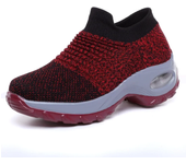 Zapatillas de deporte para mujer, zapatillas ortopédicas versátiles para mujer, zapatos de plataforma, zapatos informales para mujer, tenis antideslizantes resistentes al desgaste para mujer