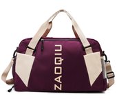 Bolsa De Deporte Para Mujer Bolsa De Yoga Bolsa De Viaje Bolsa De Hombro Con Bolsillo Para Zapatos Almacenamiento De Zapatillas Bolsa Ducha Seca Y Húmeda
