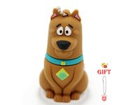 Cute Dog USB Flash Drive 64GB Cartoon Pen Drive 32GB Creative Gifts for Children Memory Stick 16GB Free Key Chain U Disk 8GB 4GB