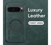 Magnetic Retro Leather Soft For Google Pixel 9 Pixel9 Pro XL 5G Wireless Charging Phone Case Cover