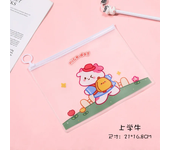 LOLEDE Creative Frivolous Transparent Pencil Case Cute Manga Portable School Bag Kawaii Stationery Pencil Pouch Office Supply