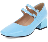 Flamingo REAVE CATLadies Shoes Talla 28-52 Zapatos de tacón alto con puntera de charol Multicolor Extra grande 52 B2656