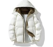 Fashion Parkas Men Winter Overcoat Men's Casual Jacket Warm Hooded Thick Puffer Coat Outwear Business Hombre