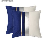 ANUMEI Pack of 2 Luxury Velvet Cushion Cover 45x45cm 30x50cm Home Decor Pillow Case Decorative Sofa Pillows Cover Design Grey