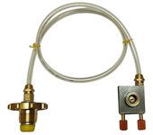 Asia camping stove propane filling adapter, outdoor LPG flat tube burner, gas holder coupler, container adapter