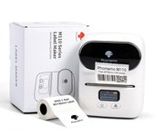 Portable price tag printer for household use (including 1 roll of printing paper)