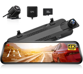Automotive DVR Dashboard Camera G930, 4K, Dual Lens, GPS Support, Parking View, Touch Screen, Video Recorder
