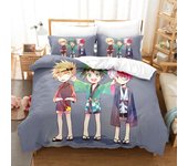 My Hero Academia Bedding Set Japan Anime Comfortable Quilt Cover Single Double Queen Twin Full Size Duvet Cover Teens Bed Linen