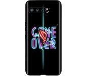 Case for ASUS ROG Phone 3 ZS661KS Case Black Matte Silicone Back Cover Phone Cases For ASUS zs661ks Flowers Fashion Bumper Capa