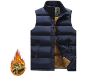 Chaleco 5XL para hombre, chaqueta de invierno impermeable y cálida sin mangas para hombre, chaleco informal con capucha a la moda, chaleco grueso de otoño para hombre