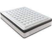 Colchon Viscoelastica Dual: Caras Diferenciadas. Confort + Firmeza Media MemorySens. Higiénico y Transpirable. Individual Color Gris.