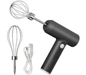 Batidora eléctrica, batidora para alimentos, batidora de mano recargable de 3 velocidades, batidora para masas de repostería, utensilios de cocina