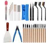 35 Pcs 3D Printer Tool Kit Debur Tool Cleaning and Removal Tool for 3D Printing Model Removing, Cleaning, Finishing