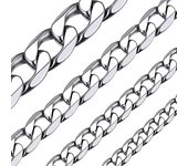 Necklace for Men Boy,Mens Hip Hop Chain Stainless Steel 13MM-60CM