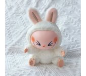 Bubble materab Heart Macaron peluche Doll Rabb sentado en la segunda generación