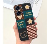 Women Fashion Back Capa For ITEL P40 ItelP40 P40+ P40 Plus Phone Case Soft Liquid Silicone Bumper Para Flower Butterfly Fundas