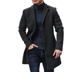 GASL-Chaquetas hombre, calle, informal, sólido, lana, primavera-invierno, solapa
