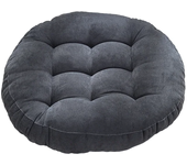 Grey Floor Seat Cushion Pillow Round Large Pillows Seating for Adults Tufted Corduroy Floor Cushions for Living Room Tatami 방석
