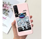 For Vivo Y20 V2029 Case Cute Astronaut Cartoon Soft Cover For Vivo Y20i Y20S Y20A Y20G Y11S Y12S VivoY20 Y 20i Shockproof Bumper