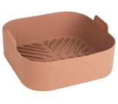 Pizza antiadherente de silicona para hornear, Pollo frito, Freidora de aire reutilizable