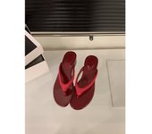 Wedge-heeled high-heeled flip-flops for women's summer toe sandals